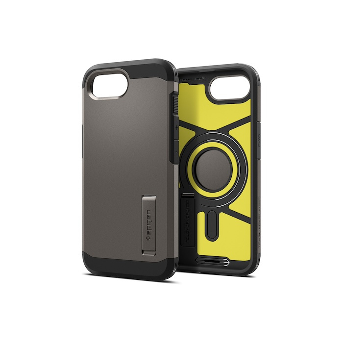 Spigen Tough Armor MagSafe kryt iPhone 16e šedý