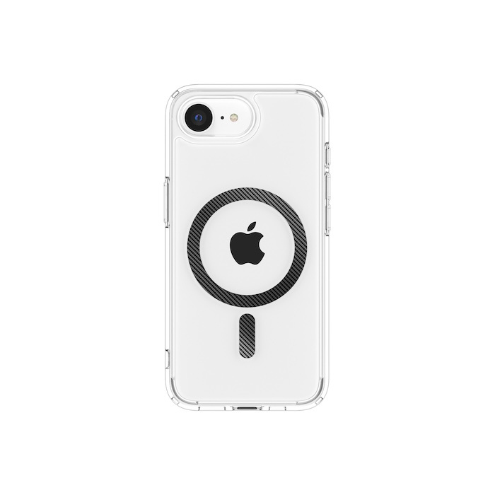 Spigen Ultra Hybrid MagSafe kryt iPhone 16e clear carbon fiber