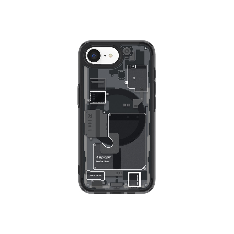 MagSafe kryt pro iPhone 16e Spigen Ultra Hybrid - zero one black