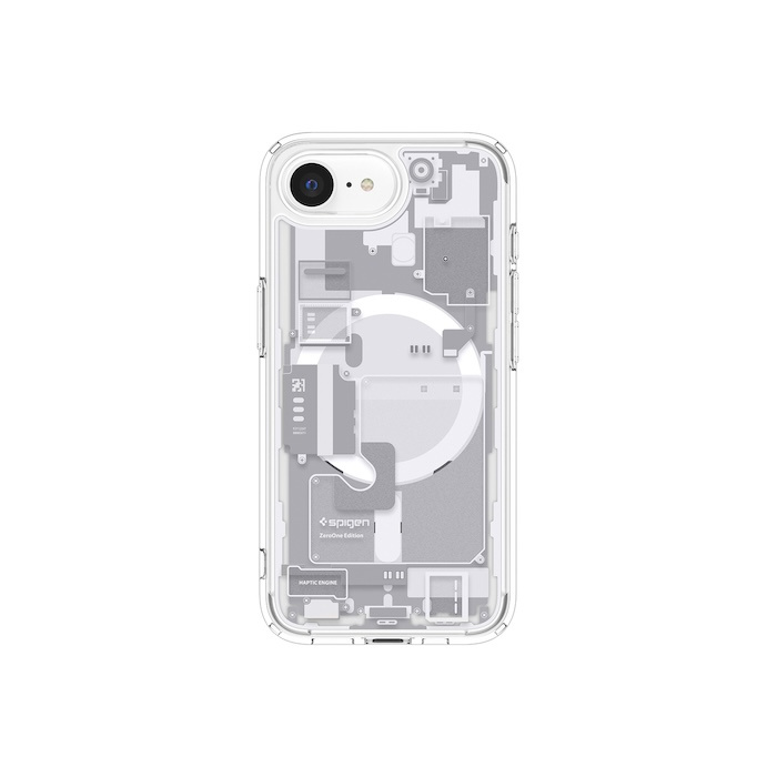 Spigen Ultra Hybrid MagSafe kryt iPhone 16e zero one white