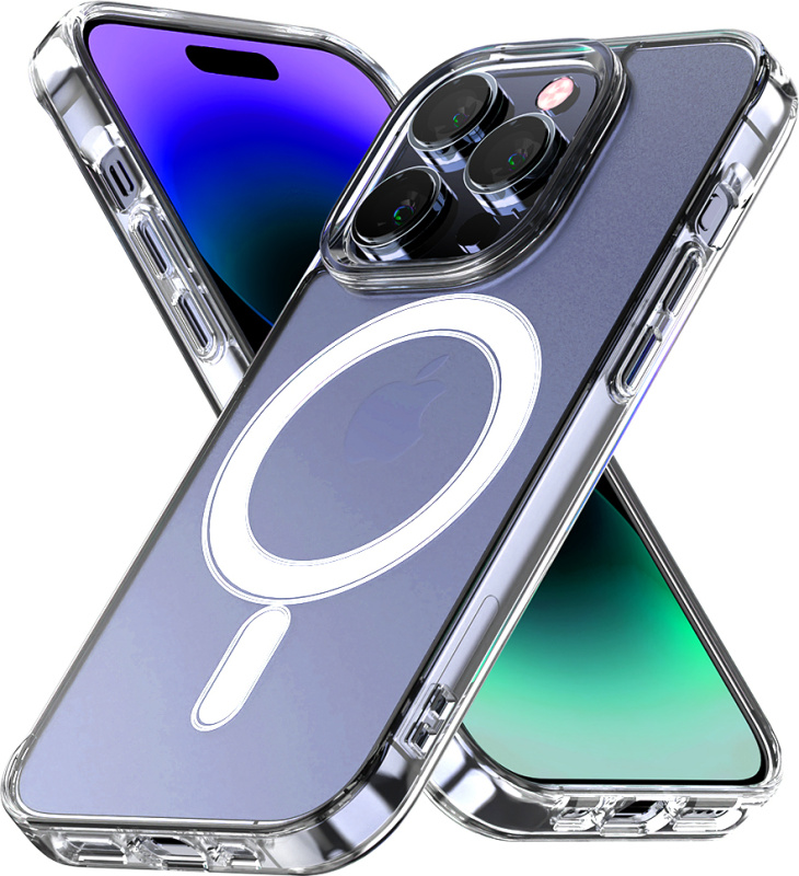 Mercury Ochranný kryt na iPhone XS / X - Mercury, JelHard MagSafe Transparent