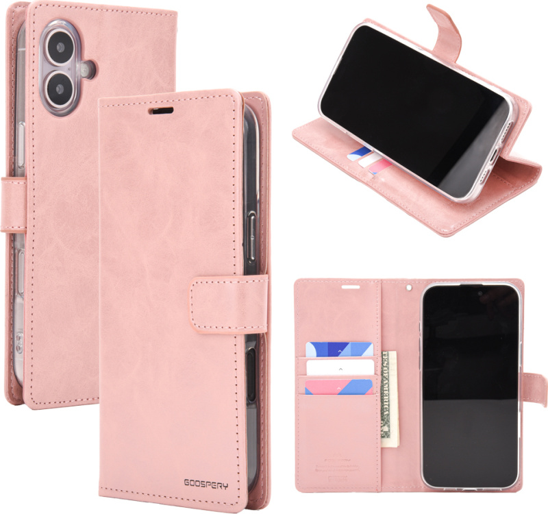 Mercury Ochranné pouzdro na iPhone 16 - Mercury, Bluemoon Diary Rose