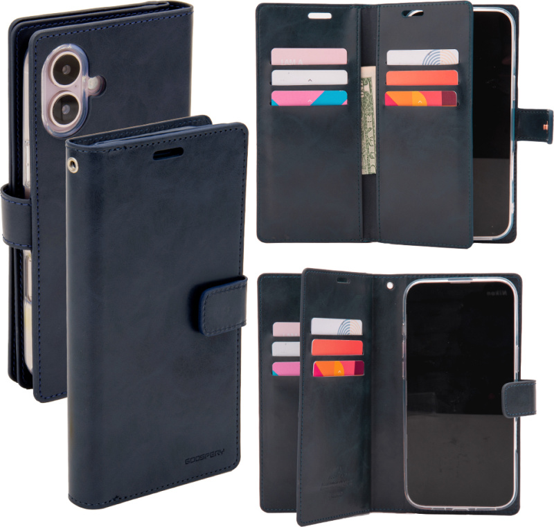 Mercury Ochranné pouzdro na iPhone 16 PLUS - Mercury, Mansoor Diary Navy