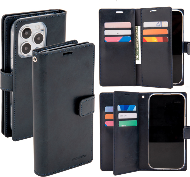 Mercury Ochranné pouzdro na iPhone 16 Pro - Mercury, Mansoor Diary Navy