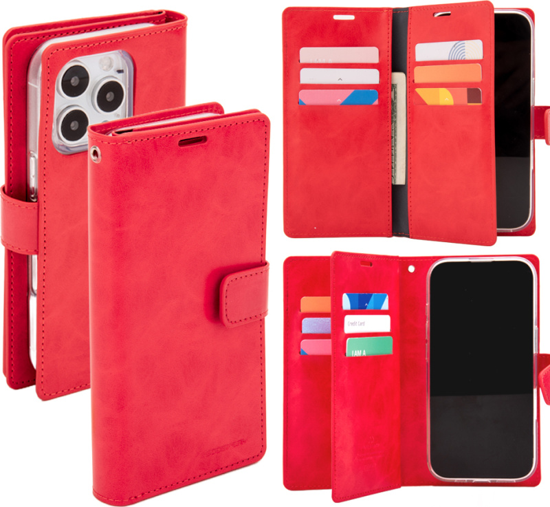 Mercury Ochranné pouzdro na iPhone 16 Pro - Mercury, Mansoor Diary Red