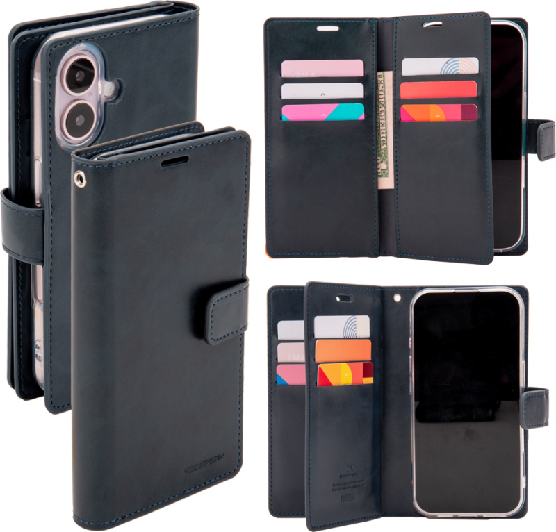 Mercury Ochranné pouzdro na iPhone 16 - Mercury, Mansoor Diary Navy