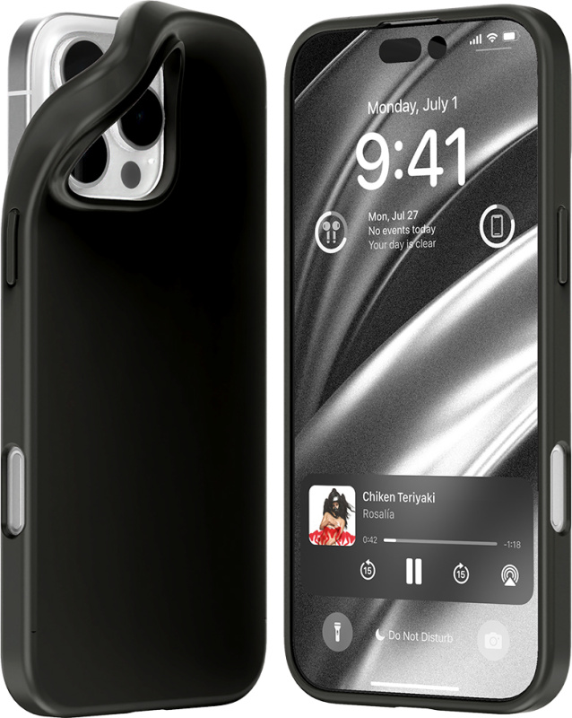 Mercury Ochranný kryt na iPhone 16 Pro MAX - Mercury, Soft Feeling Black