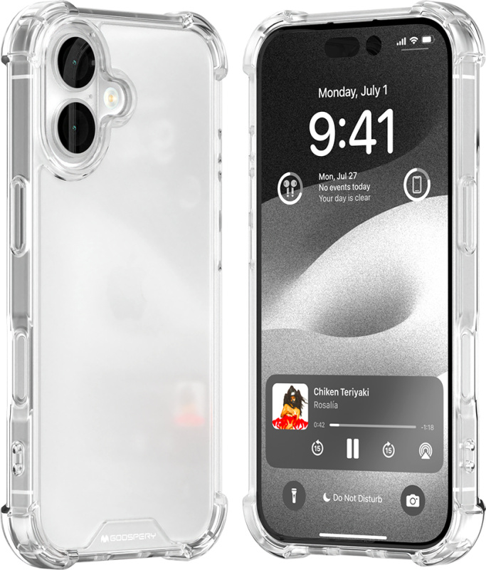 Mercury Ochranný kryt na iPhone 16 - Mercury, SuperProtect Transparent