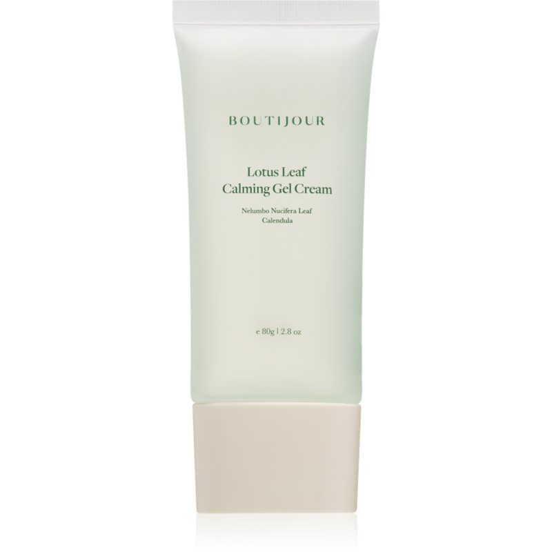 BOUTIJOUR Lotus Leaf Calming Gel Cream hydratační a zklidňující krém pro posílení kožní bariéry 80 g