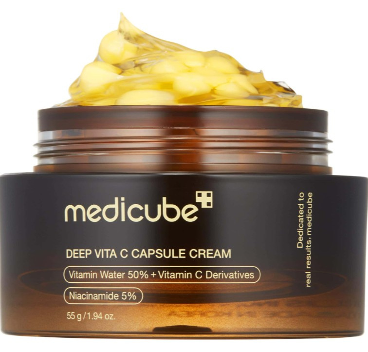 Medicube Deep Vita C Capsule Cream rozjasňující krém pro pleť s hyperpigmentací 55 g