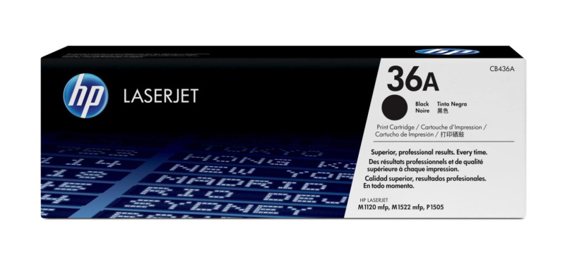 Kazeta tonerová HP CB436A/36A, černá