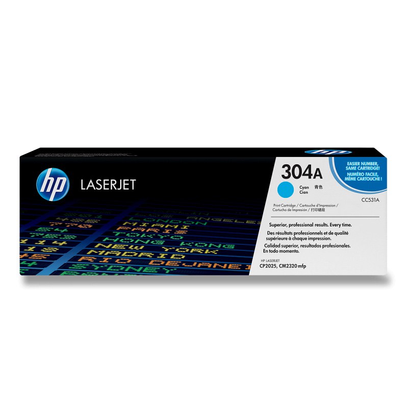 Toner HP CC531A - azurový