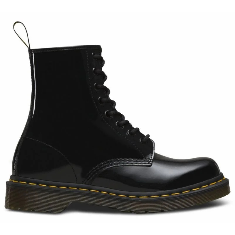 Dr. Martens 1460 Černé lakované boty DM11821011 36