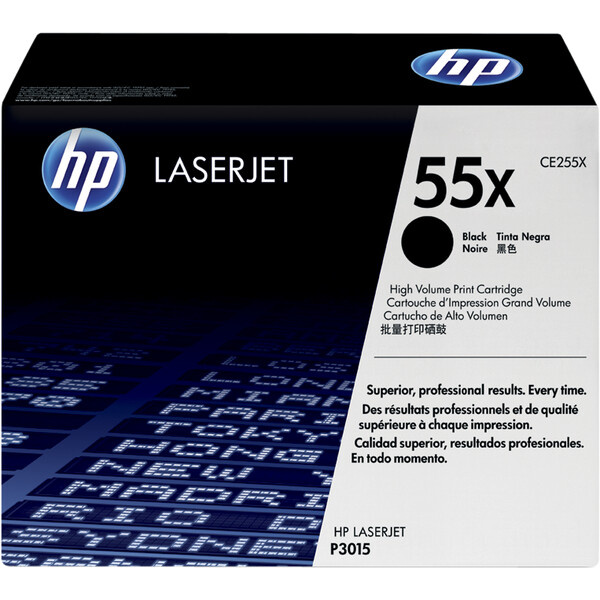 HP CE255X č. 55X Černá