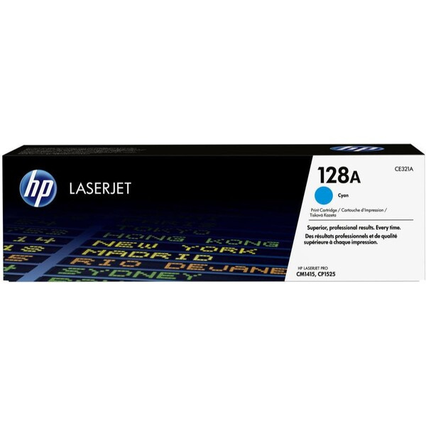 Kazeta tonerová HP CE321A/128A, azurová