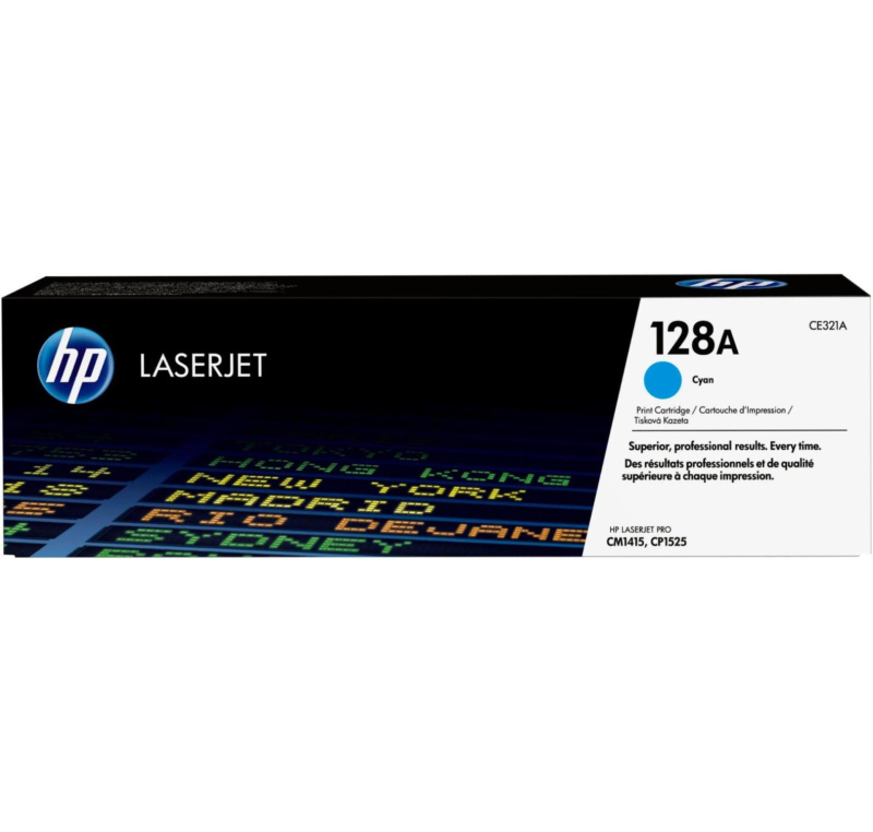 Kazeta tonerová HP CE321A/128A, azurová