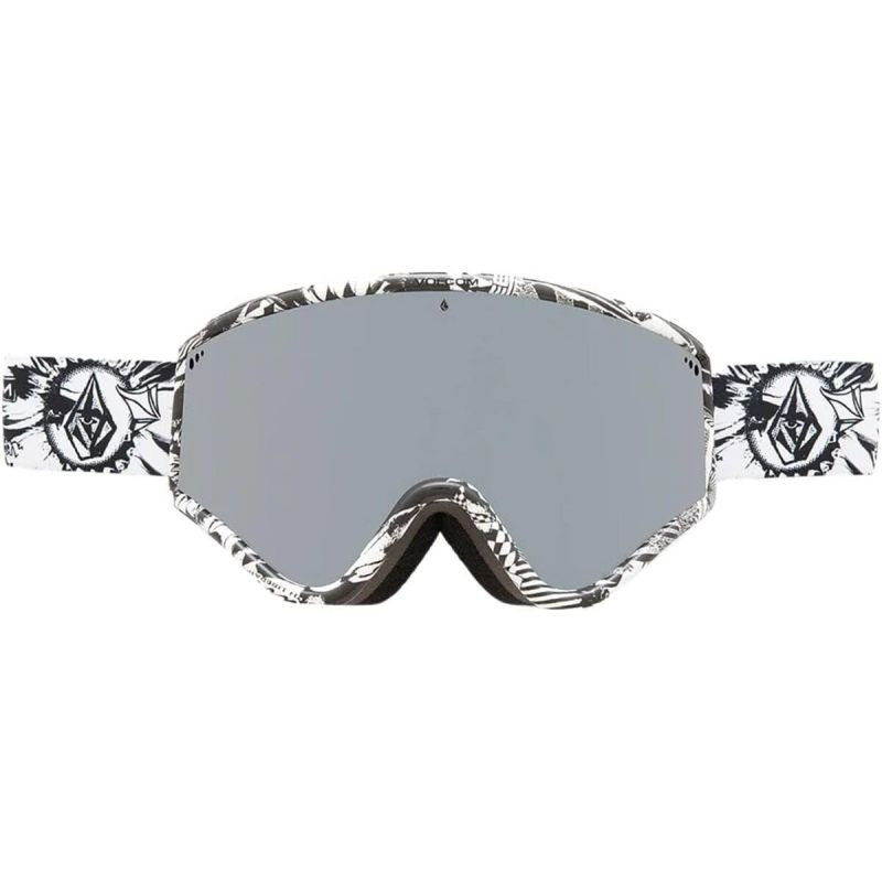 Dámské/pánské lyžařské brýle Volcom YAE OP ART/SILVER CHROME s UV ochranou pro snowboard šedé (VG0722318) jedna velikost