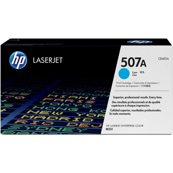 Kazeta tonerová HP CE401A/507A, azurová
