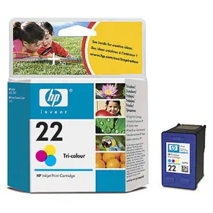 HP 22 originální inkoustová kazeta tříbarevná Vícebarevná