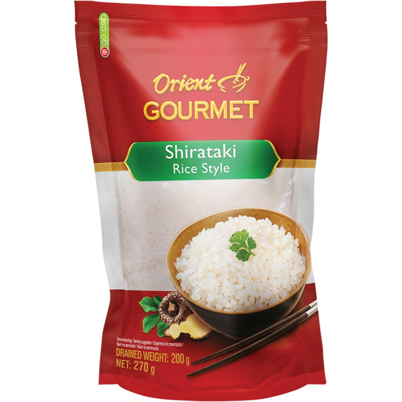 Orient Gourmet Shirataki konjak nudle ve tvaru rýže