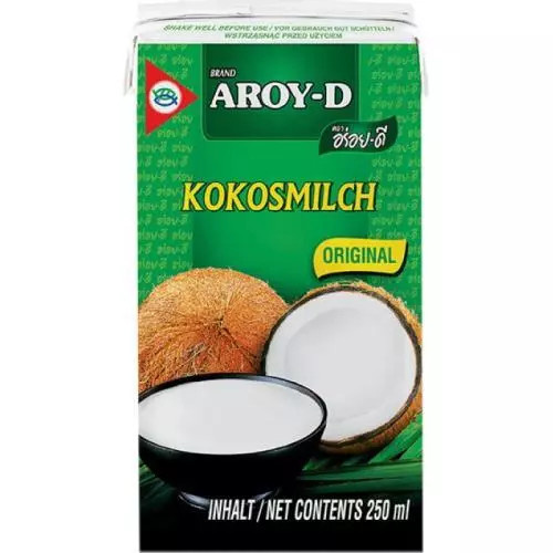 Aroy-D kokosové mléko 100% 250ml (NUOC COT DUA)