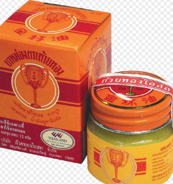 Thajská tygří mast Golden Cup balm 12 g