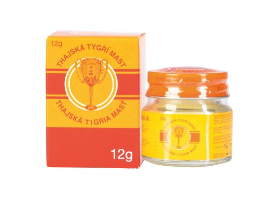Thajská tygří mast Golden Cup balm 12 g