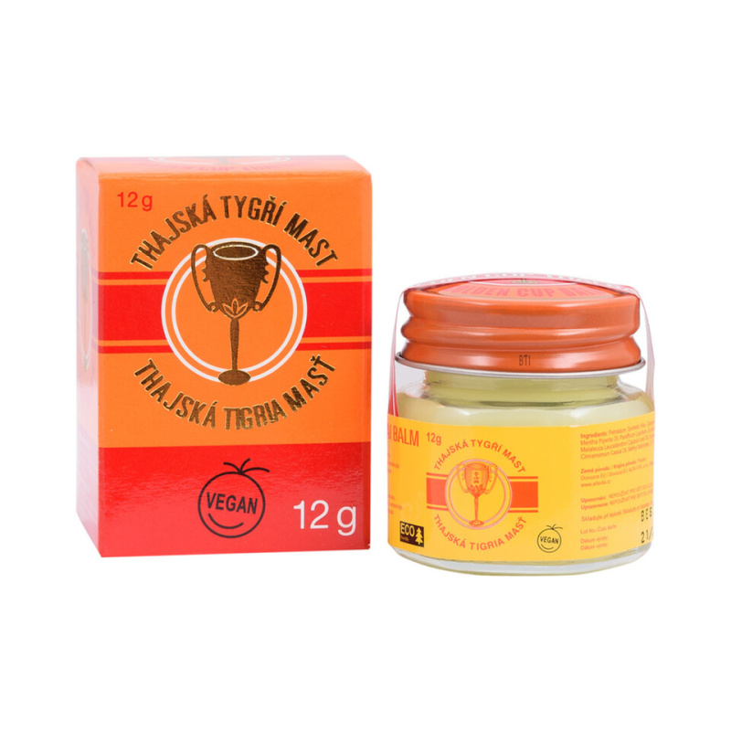 Thajská tygří mast Golden Cup balm 12 g