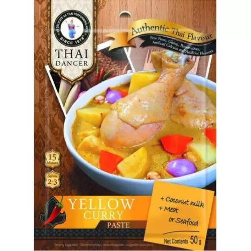 Thai Dancer kari pasta žlutá 50g