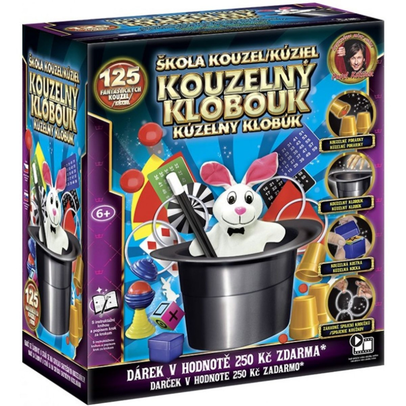 HM Studio Magický klobouk 125 triků
