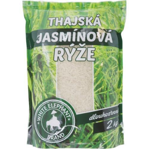 rýže jasmínová thajská dlouhozrnná 2kg
