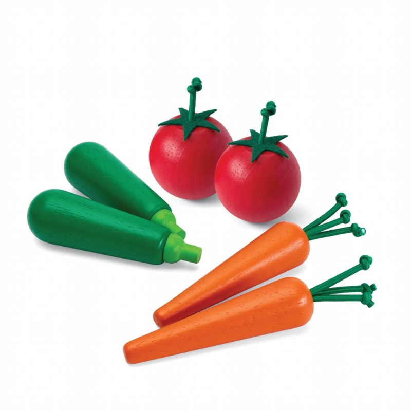 PlanToys Sada čerstvé zeleniny, sada B Montessori