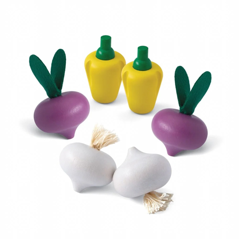 PlanToys Sada čerstvé zeleniny, sada C Montessori