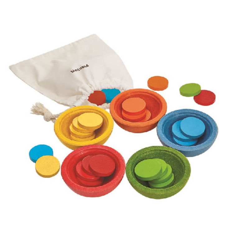 Třídící kalíšky Montessori