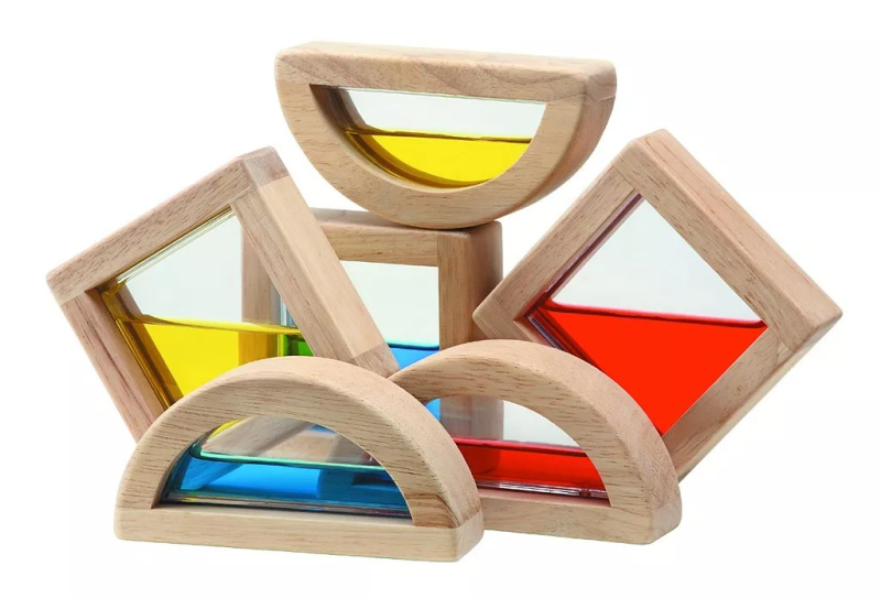Kostky s vodou Montessori