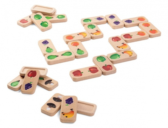 Domino - Ovoce a zelenina Montessori