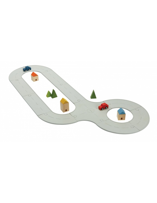 Gumová auto/vláčkodráha Montessori