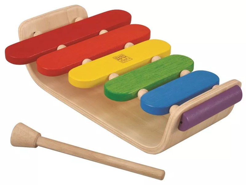 Oválný xylofon Montessori