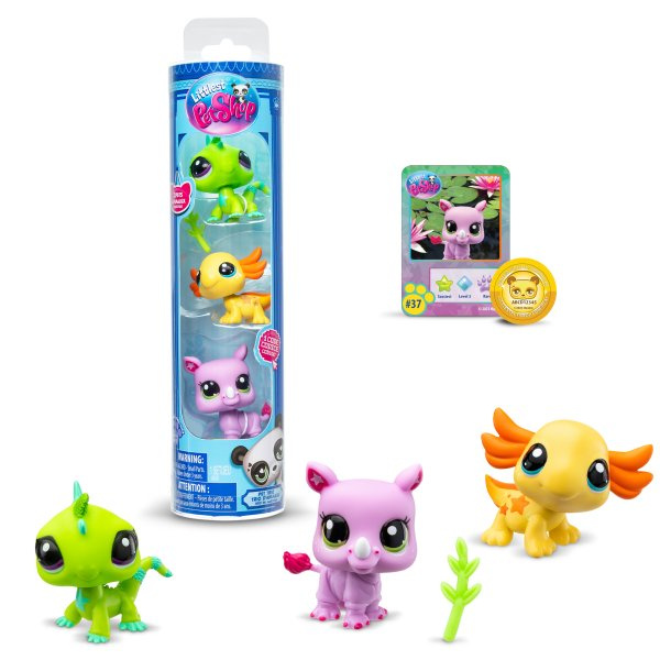 Liitle Pet Shop 3 figurky - 3 druhy