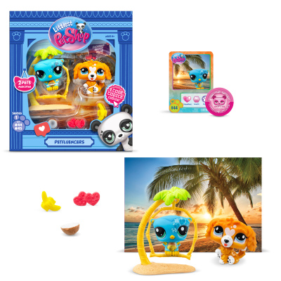 Little Pet Shop balení 2 figurek Petfluenceři MIX