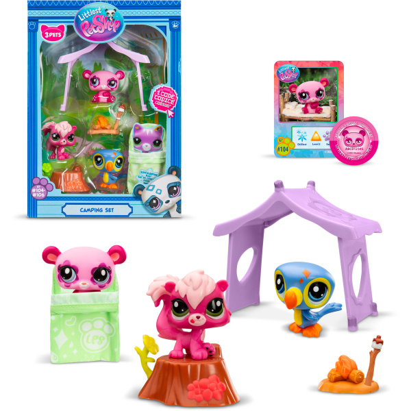 Littlest Pet Shop balení kempování