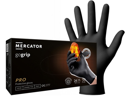 Rukavice Mecator Gogrip - černé, vel. L