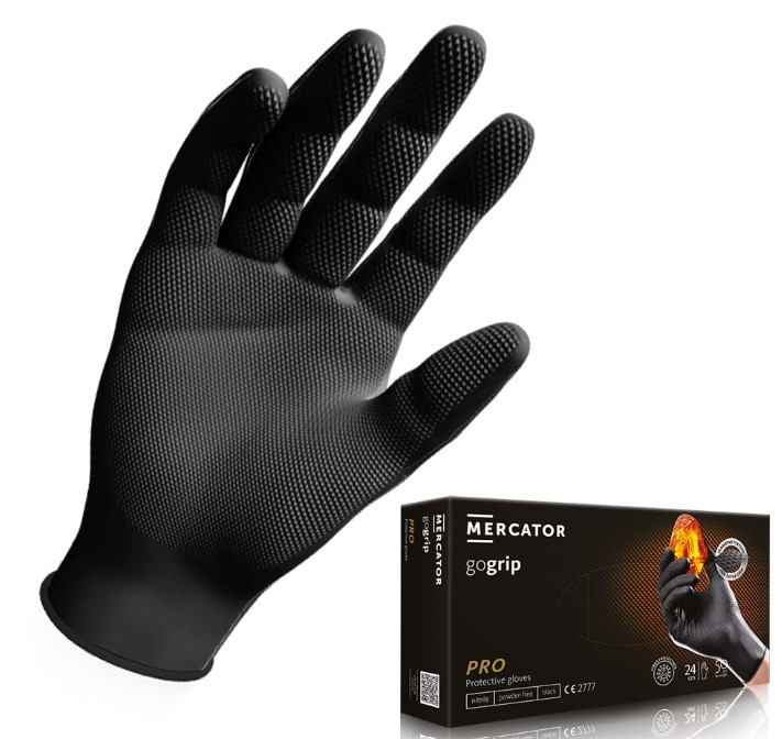 Rukavice Mecator Gogrip - černé, vel. L