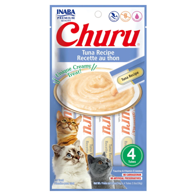 Pochoutka Churu tuňák 4x14g