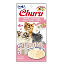 Pochoutka Churu tuňák s lososem 4x14g