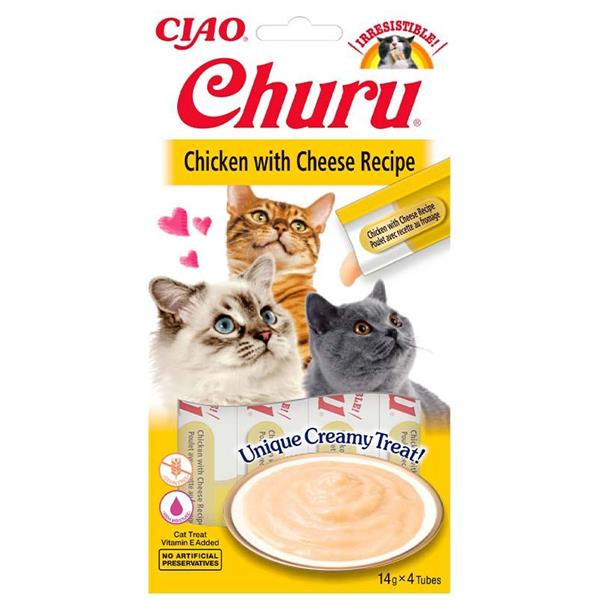 Pochoutka Churu kuře se sýrem 4x14g