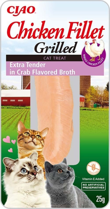 Churu Filé z kuřete EXTRA v krabím vývaru