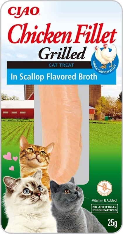 Churu Filé z kuřete v hřebenatkovém vývaru