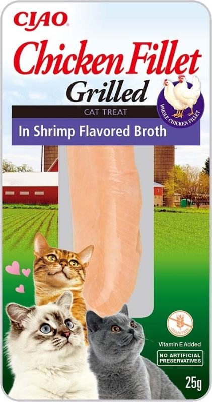 Churu Cat Chicken Fillet in Shrimp Flavored Broth 25g