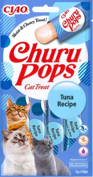 Pochoutka Churu Pops tuňák 4x15g